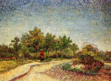 Vincent Van Gogh Painting - Carril en el parque Voyer d Argenson en Asnieres Vincent van Gogh